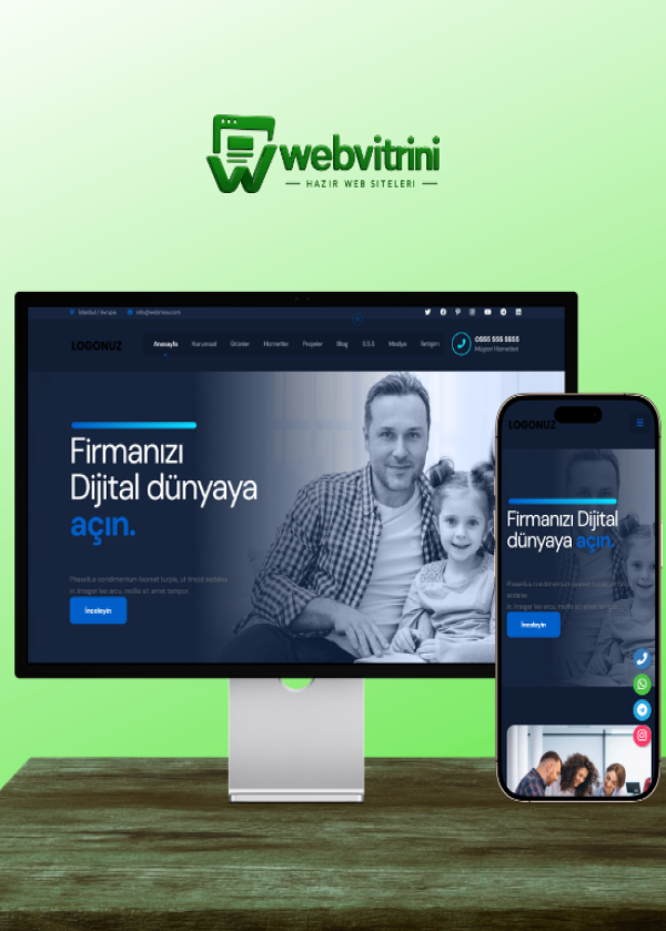 Kurumsal Web Sitesi v2 — kurumsal web sitesi, mobil uyumlu web sitesi, Webvitrini | Hazır Kurumsal Web Siteleri Mobil ve SEO uyumlu