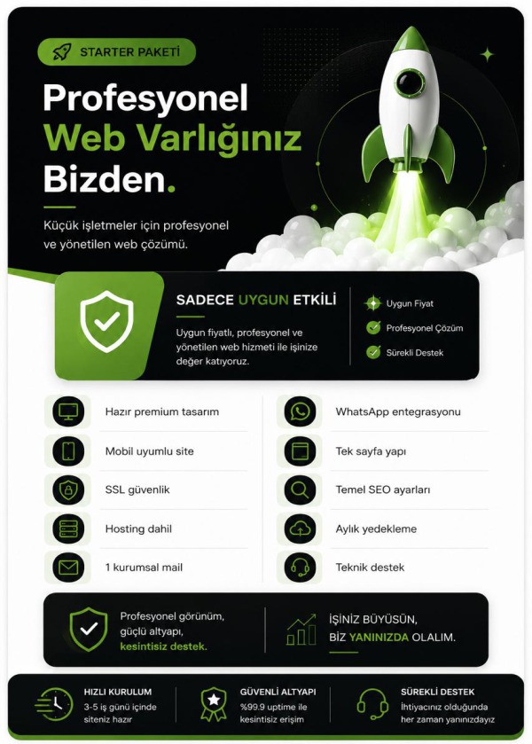STARTER WEB — kurumsal web sitesi, mobil uyumlu web sitesi, Webvitrini | Hazır Kurumsal Web Siteleri Mobil ve SEO uyumlu