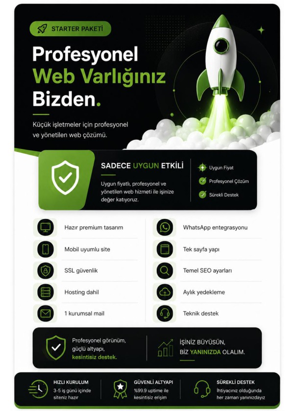 STARTER WEB — kurumsal web sitesi, mobil uyumlu web sitesi, Webvitrini | Hazır Kurumsal Web Siteleri Mobil ve SEO uyumlu